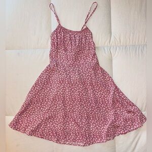 Women’s Backless Tie Floral Dress SMALL